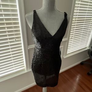 Sequin mini dress
